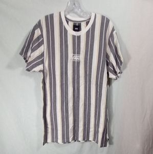 Vans Multi Striped Short Sleeve Tee- Size L